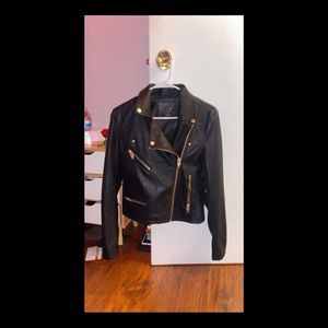 Good Vibes Faux Leather Moto Jacket
BLANKNYC (never been worn)
